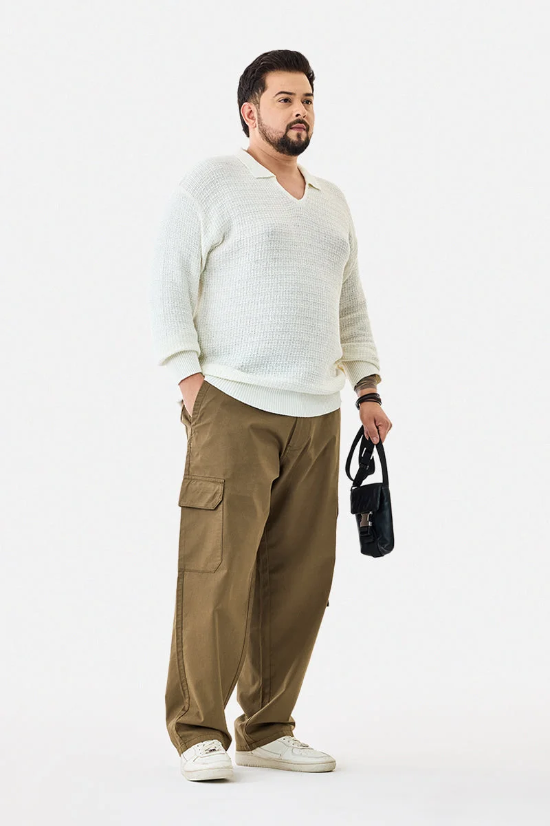 SNITCH Regular Fit Plus Size Stretch Six pockets Cargo Pants